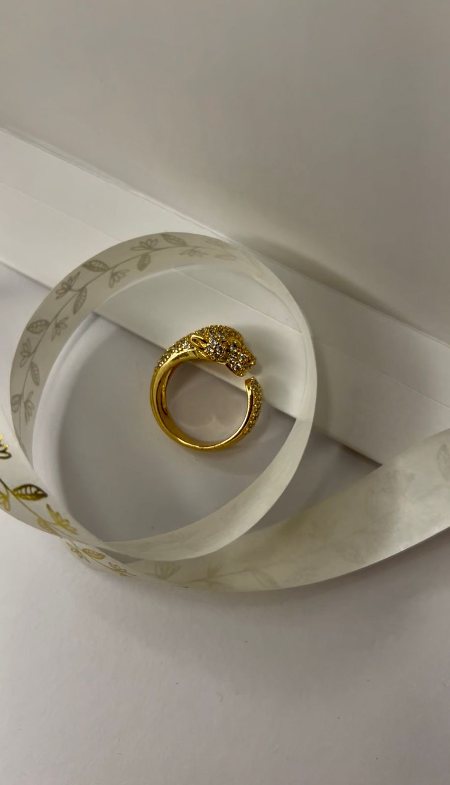 Crown Panther Ring