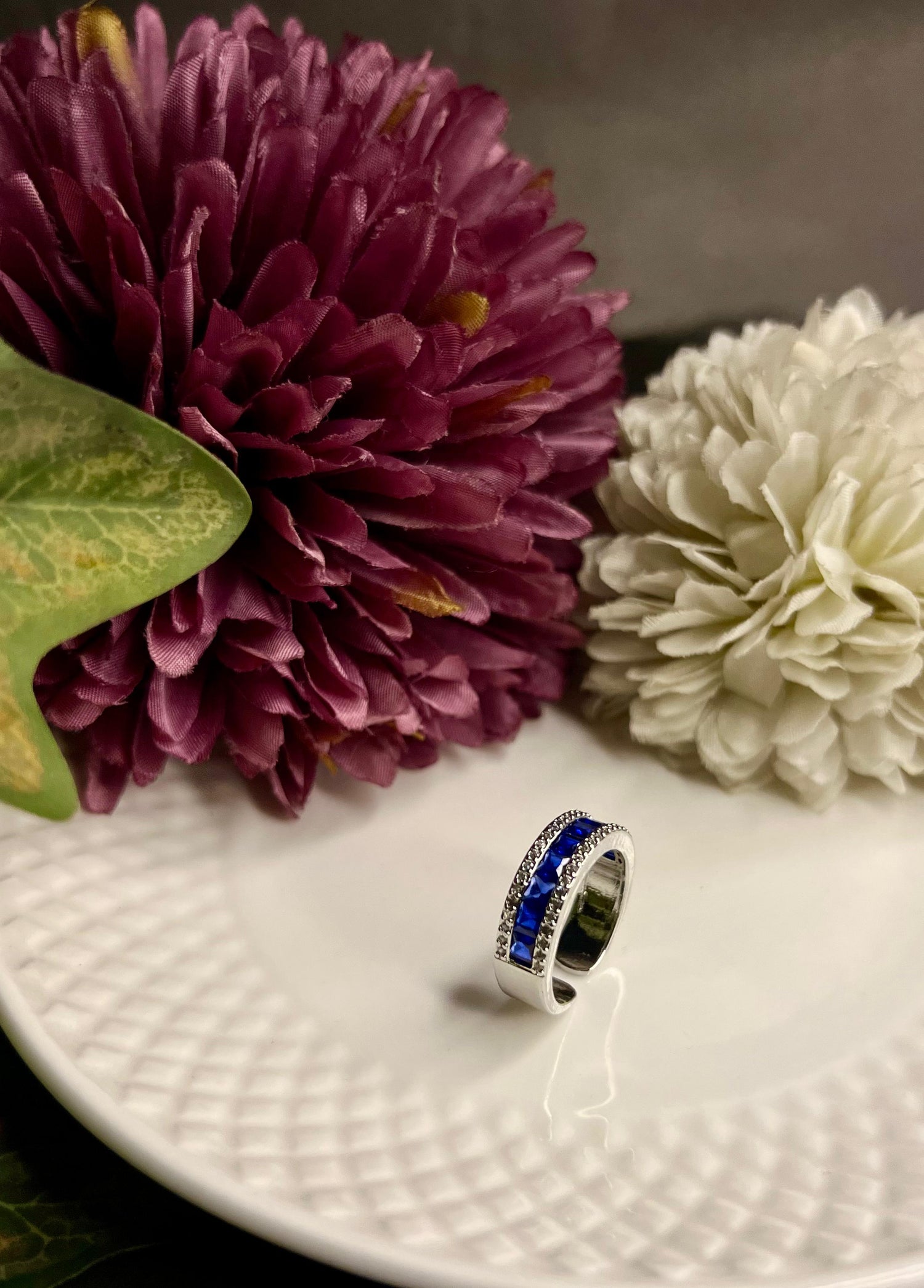 Blossom Trail Blue Ring