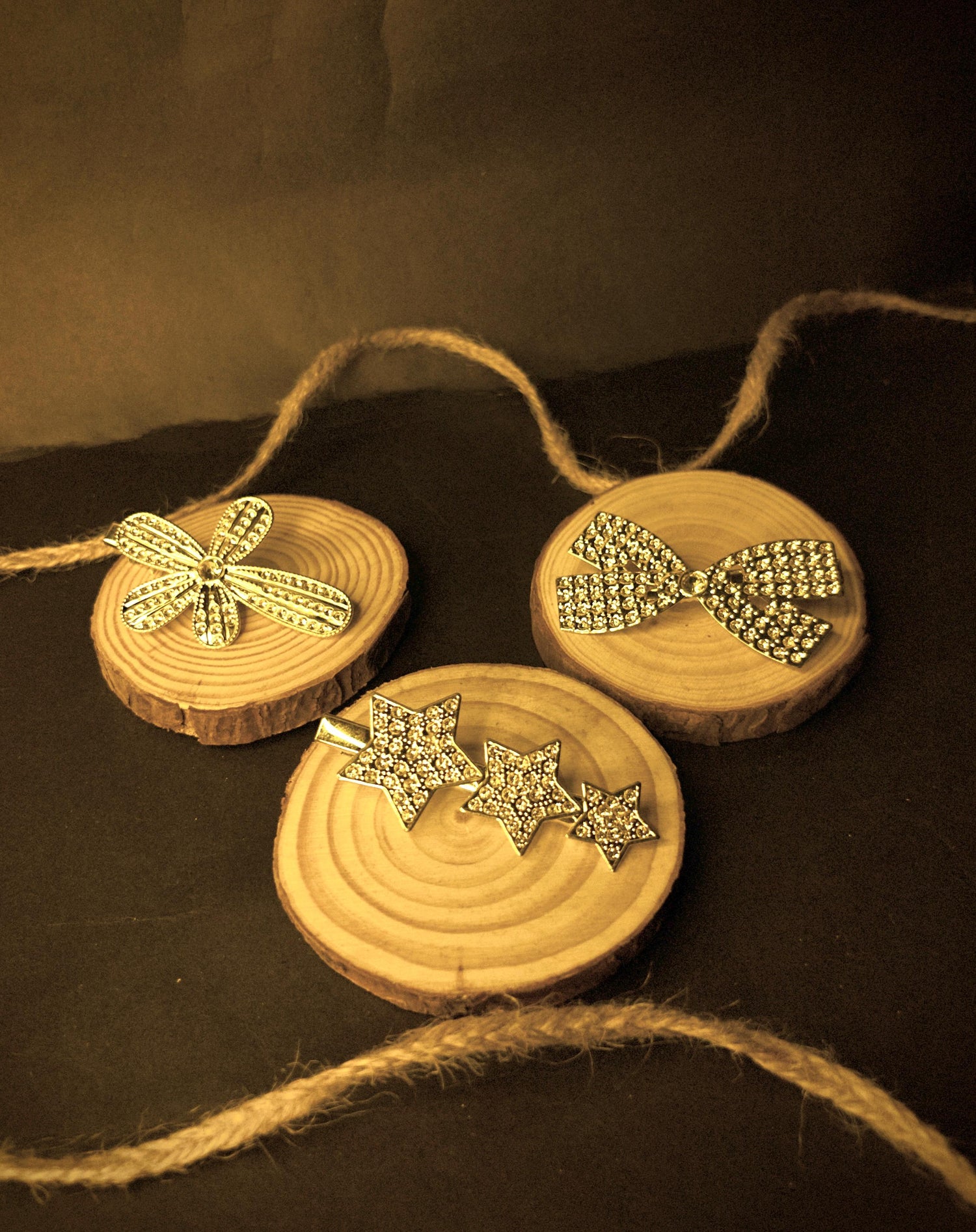 Silver Hair Pin Set - 2